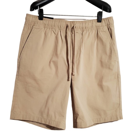 Banana Republic Factory Other - Banana Republic Mens Organic Pull On Deck Shorts Size M Stinson Sand 9 Chino NWT